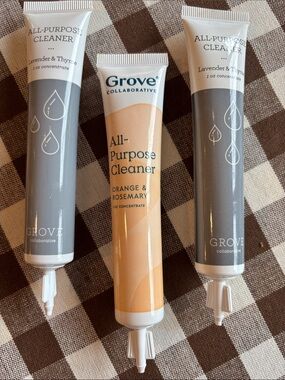 3 Grove Collaborative All-Purpose Cleaner‎ Tubes - 2 Lav & Thy, 1 Ora & Rosemary